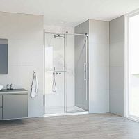 Душевая дверь Vincea VDS-1CS120CL Como Soft, 120х195 см, профиль хром/стекло прозрачное