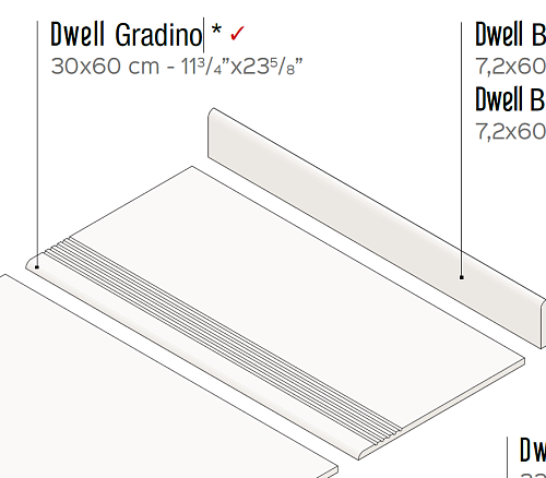 Ступень AtlasConcorde DWELL DwellGreigeGradino30x60 купить недорого в интернет-магазине Керамос