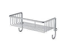 Полка с крючками Timo Nelson 150081/00 chrome