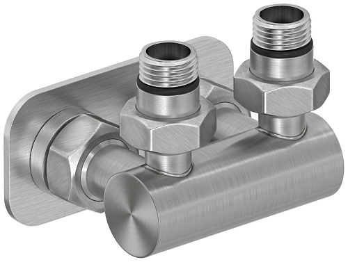 Модуль Сунержа 071-1536-1234, 2х1/2" угловой EU50, сатин