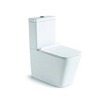 Унитаз-компакт Vincea VT2-12 Q-Line безободковый, 37х64 см, ультратонкое сиденье Soft-close, P-trap, белый