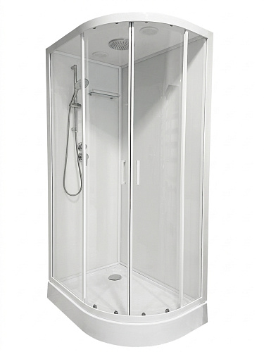 Душевая кабина Sapbox SB1100L-110-02-WTR-W купить недорого в интернет-магазине Керамос Душевая кабина Sapbox SB1100L-110-02-WTR-W купить недорого в интернет-магазине Керамос