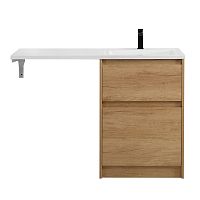 База BelBagno KRAFT-LVD-580/1200-2C-PIA-RNN под раковину 58х48 см, напольная, Rovere Nebrasca Nature (натуральный дуб Небраска)