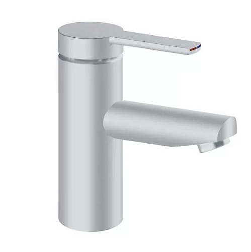 Смеситель Keuco 53902170101 Plan blue для умывальника однорычажный, излив 9 см, алюминий finish купить недорого в интернет-магазине Керамос