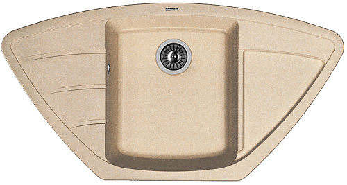 Мойка для кухни Florentina 20.180.D0980.107 Липси 98х51 см, с крылом, песочная снят с производства