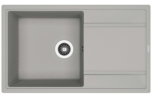 Мойка для кухни Florentina 20.130.D0860.305 Липси 86х51 см, с крылом, серая снят с производства