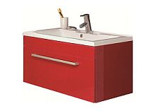 Тумба под раковину Акватон Мадрид 80 М 1A126801MA940 бордо темный, 79х40х44