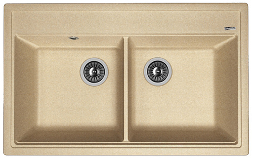 Мойка для кухни Florentina 20.370.E0820.107 Липси 82х51 см, песочная снят с производства