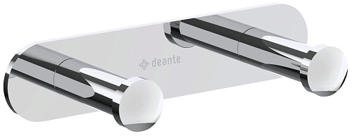 Крючок Deante ADJ_012L Jasmin двойной на планке, хром - купить в Санкт-Петербурге, цена на Крючок Deante ADJ_012L Jasmin двойной на планке, хром в интернет-магазине Керамос Крючок Deante ADJ_012L Jasmin двойной на планке, хром купить недорого в интернет-магазине Керамос