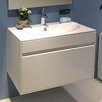 Тумба для комплекта Roca Laks ZRU9302798, 80х50х45, Белый глянец