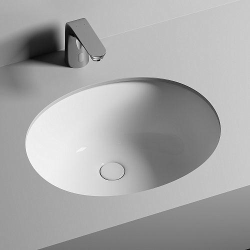 Умывальник Ceramica Nova CN6042 Element встраиваемый под столешницу 51х42 см, белый