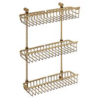 Решетка Migliore 22022 Complementi большая тройная, бронза