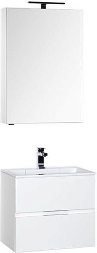 Комплект мебели Aquanet 00184619 Алвита для ванной комнаты, белый купить недорого в интернет-магазине Керамос