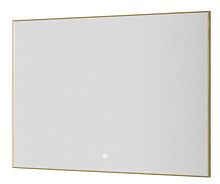 Зеркало с LED подсветкой сенсор антипар 70х100 см Boheme 543-100-G рама золото