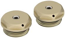 Спускной клапан Сунержа 022-1200-0000 d 25 мм / G 1/2" НР / 2 шт., матовая шампань