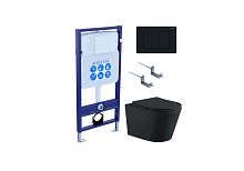 Комплект: Унитаз, Инсталляция, Кнопка смыва Aquatek Вега Set AQUATEK ВЕГА MB-012 4в1