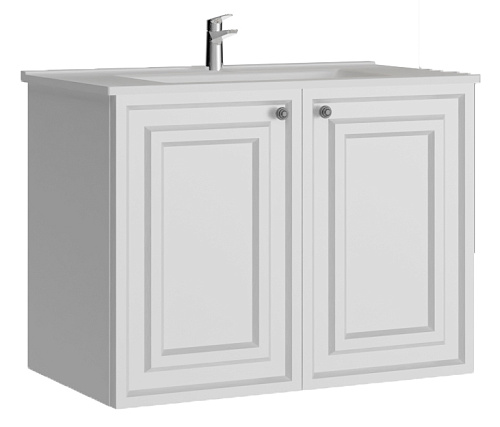 Тумба с раковиной Creavit Kayra KY0080.01.MBY + SU080-00CB00E-0000