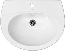 Умывальник Sanita VIC55SAWB01 Виктория подвесной 60х46, белый (нов. арт. WB.PD/Victoria/60-C/WHT.G/S1)