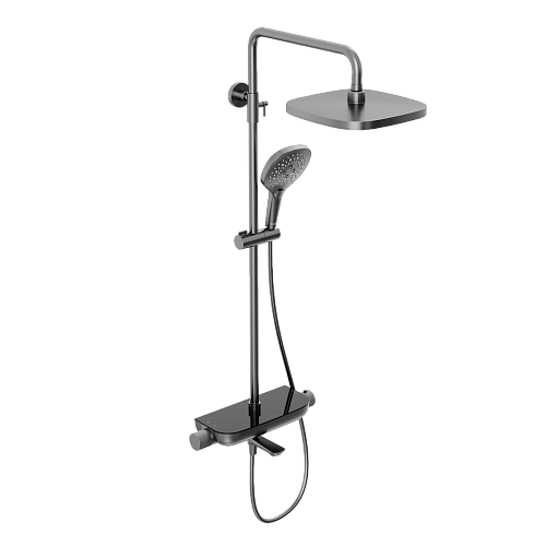 Душевая система с термостатом ABELSBERG Lineara SNS52891GM Душевая система с термостатом ABELSBERG Lineara SNS52891GM