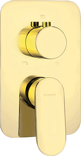 Внешняя часть Deante BXY_ZGAM Alpinia смесителя на 3 выхода, установка с BOXом BXY_X44T, золото Внешняя часть Deante BXY_ZGAM Alpinia смесителя на 3 выхода, установка с BOXом BXY_X44T, золото