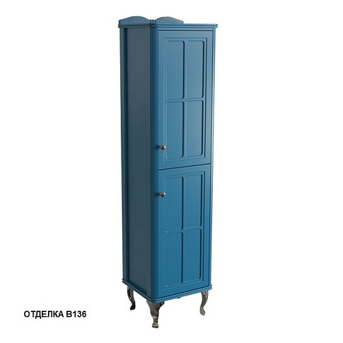 Пенал Caprigo 33450R-В136 Borgo напольный 40х164 см, правый, синий купить недорого в интернет-магазине Керамос