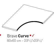 Декоративный элемент AtlasConcorde Brave BraveGreyCurve60