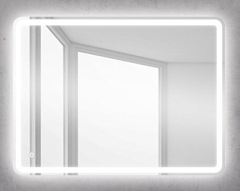Зеркало Belbagno SPC-MAR-900-600-LED-TCH Marino, с подсветкой, 90х60 см