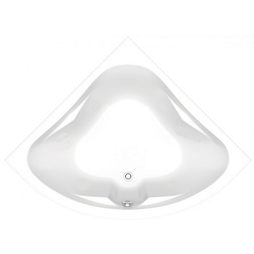 Ванна акриловая BAS В 00012 Империал без гидромассажа 150х150 см, белая Ванна акриловая BAS В 00012 Империал без гидромассажа 150х150 см, белая