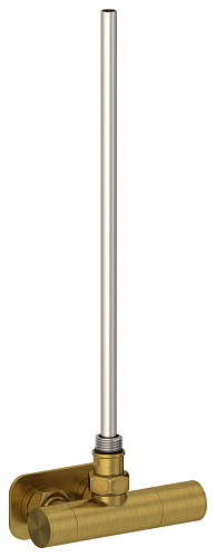 Вентиль Сунержа 051-1425-1234, 1х1/2" угловой маховик-скрытый, EU50 правое, состаренная латунь