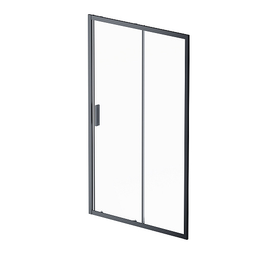 Душевая дверь AM.PM W90G-120-1-195BT Gem, раздвижная, черный/прозрачное