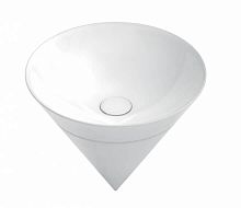 Раковина Kerama Marazzi CO.wbi.44 Cono встраиваемая сверху 44х44 см, белый глянец Раковина Kerama Marazzi CO.wbi.44 Cono встраиваемая сверху 44х44 см, белый глянец