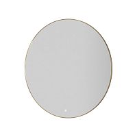 Зеркало круглое с LED подсветкой сенсор антипар 100х100 см Boheme 545-100-G рама золото