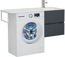 Тумба с раковиной Aquanet 00243776 Алвита, 120х48 см, серая Тумба с раковиной Aquanet 00243776 Алвита, 120х48 см, серая