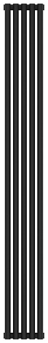 Радиатор Сунержа 15-0301-1805 Эстет-1 отопительный н/ж 1800х225 мм/ 5 секций, муар темный титан