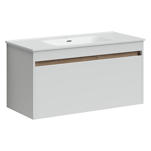 Тумба Sancos SM100W Smart под раковину 99х45 см, подвесная, белый глянец купить недорого в интернет-магазине Керамос Тумба Sancos SM100W Smart под раковину 99х45 см, подвесная, белый глянец купить недорого в интернет-магазине Керамос