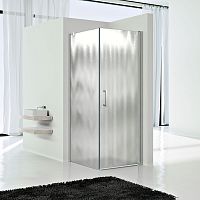 Душевой уголок Vincea VSR-1O9090CH-L Orta, 90х90 см, профиль хром/стекло шиншилла, левый