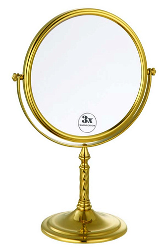 Зеркало Boheme 504 Imperiale косметическое, настольное, золото купить недорого в интернет-магазине Керамос