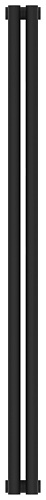 Радиатор Сунержа 15-0301-1202 Эстет-1 отопительный н/ж 1200х90 мм/ 2 секции, муар темный титан