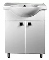 Тумба Loranto CS00073483 София с раковиной, напольная, 60х43 см, белая купить недорого в интернет-магазине Керамос