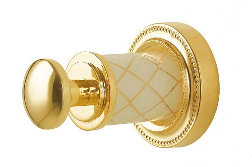 Крючок Boheme 10906-G Murano настенный, золото купить недорого в интернет-магазине Керамос