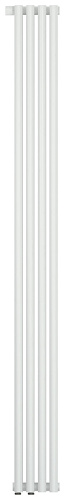 Радиатор Сунержа 12-0310-1804 Эстет-1 отопительный н/ж EU50 левый 1800х180 мм/ 4 секции, белый