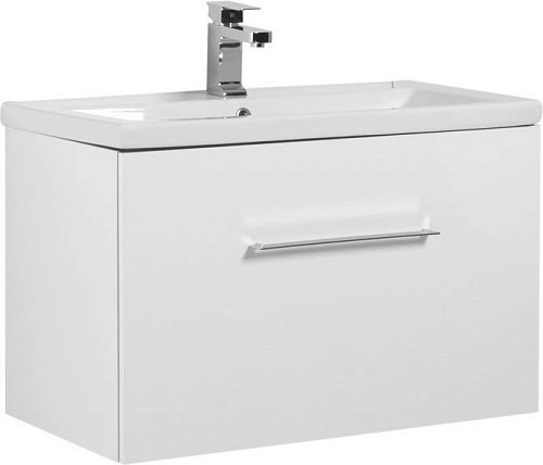 Тумба с раковиной Aquanet 00212577 Порто, 80х44 см, белая Тумба с раковиной Aquanet 00212577 Порто, 80х44 см, белая снят с производства