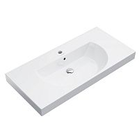 Раковина Kerama Marazzi BG.wb.100 Buongiorno подвесная/мебельная 100х48 см, белый глянец Раковина Kerama Marazzi BG.wb.100 Buongiorno подвесная/мебельная 100х48 см, белый глянец