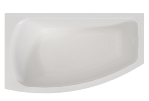 Ванна акриловая Radomir 2-01-0-1-1-251Р Мэри 140х80 см, левая, каркас, белая