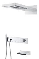 Встроенная душевая система 55х45х140 см Boheme ZODIAC 132-2-CR хром