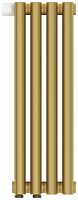 Радиатор Сунержа 032-0310-5004 Эстет-1 отопительный н/ж EU50 левый 500х180 мм/ 4 секции, матовое золото