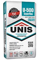 Клей для плитки UNIS UNIFLEX U-500, 15 кг