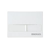 Кнопка Berges 040011 Novum L1 для инсталляции, белая
