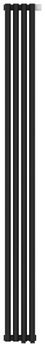 Радиатор Сунержа 15-0321-1804 Эстет-0 отопительный н/ж EU50 правый 1800х180 мм/ 4 секции, муар темный титан