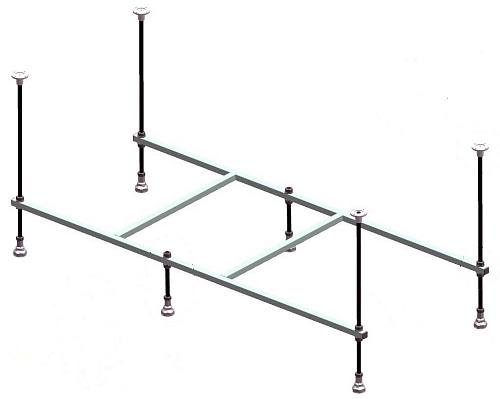 Каркас Loranto CS00078680 Арктика для ванны 170х70 см, белая